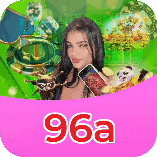Interface do aplicativo 96a mostrando jogos disponíveis no iOS e Android